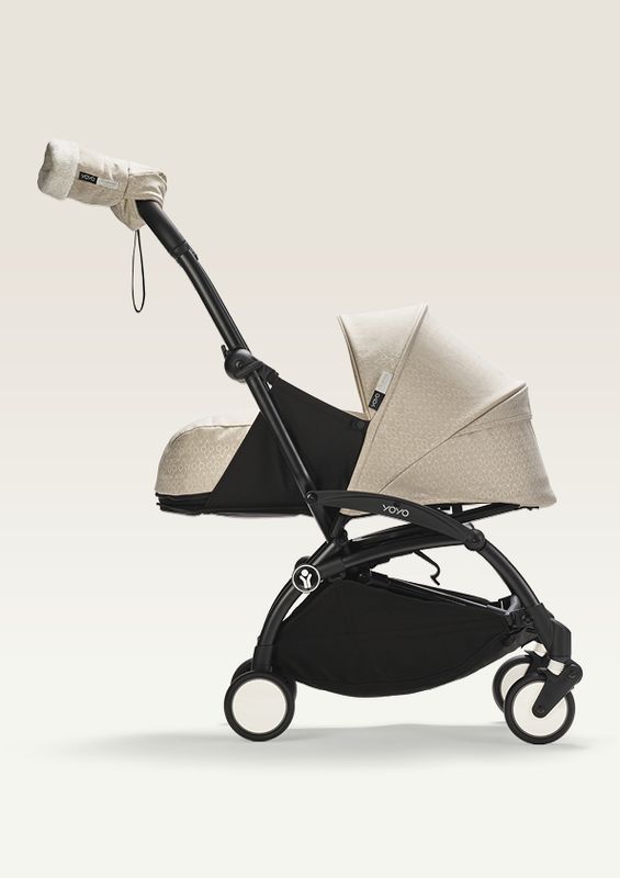 Moufles pour poussette Yoyo Bonpoint Beige Stokke poussette de côté