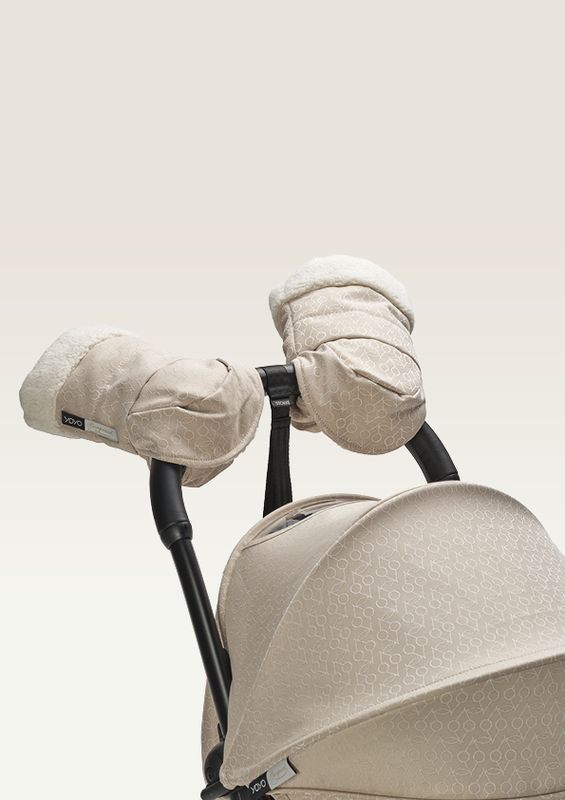 Moufles pour poussette Yoyo Bonpoint Beige Stokke moufles sur poussette