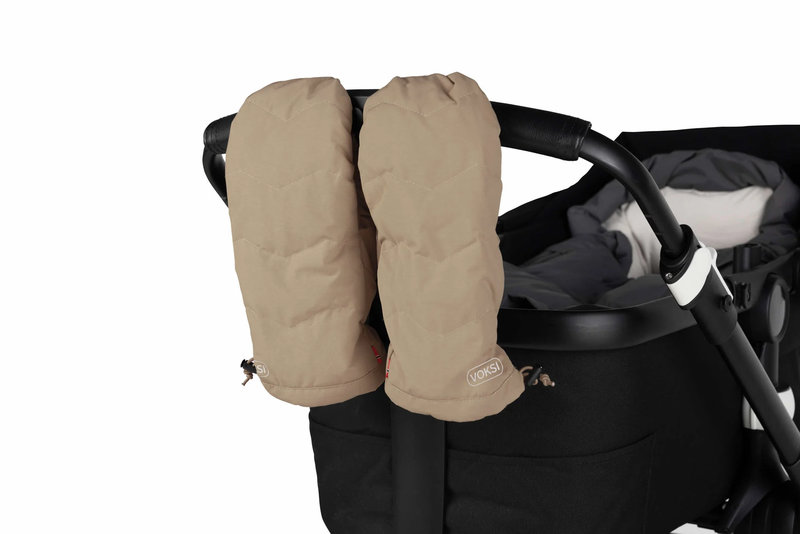 Moufles pour poussette DarkSand Light Grey produit 1