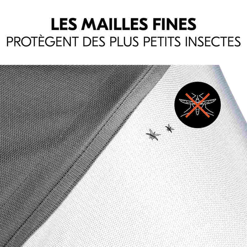Moustiquaire universelle pour poussette Hauck insectes