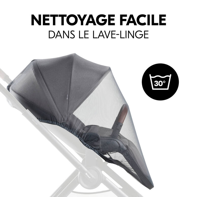 Moustiquaire universelle pour poussette Hauck netoyyage