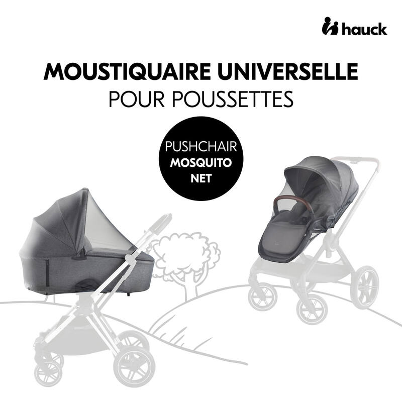 Moustiquaire universelle pour poussette Hauck universel