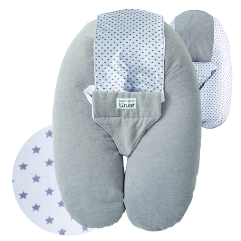 Multirelax éponge Gris / Etoiles Tineo produit face avant et arrière