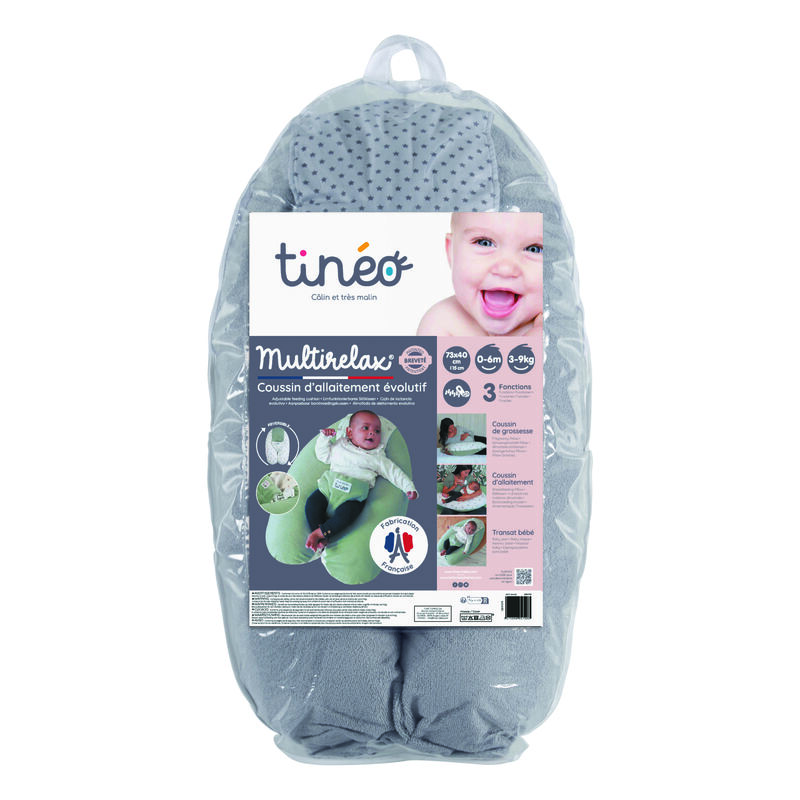 Multirelax éponge Gris / Etoiles Tineo produit emballé