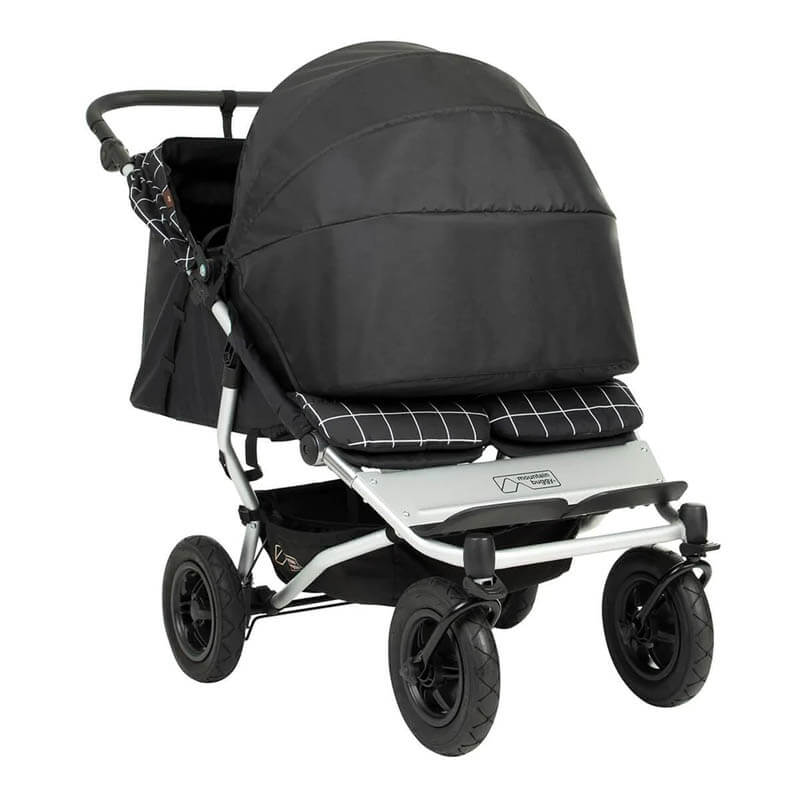 Nacelle cocoon jumeaux pour poussettes Duet et Nano Duo Mountain Buggy dos