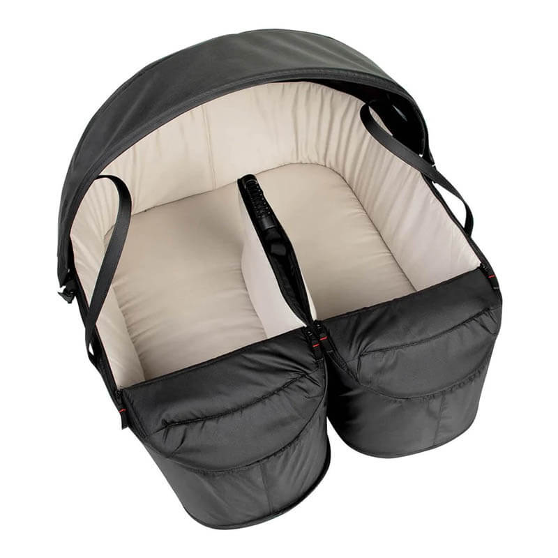 Nacelle cocoon jumeaux pour poussettes Duet et Nano Duo Mountain Buggy matelas