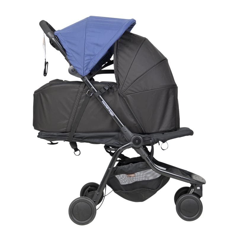 Nacelle cocoon poussettes Mountain Buggy sur poussette