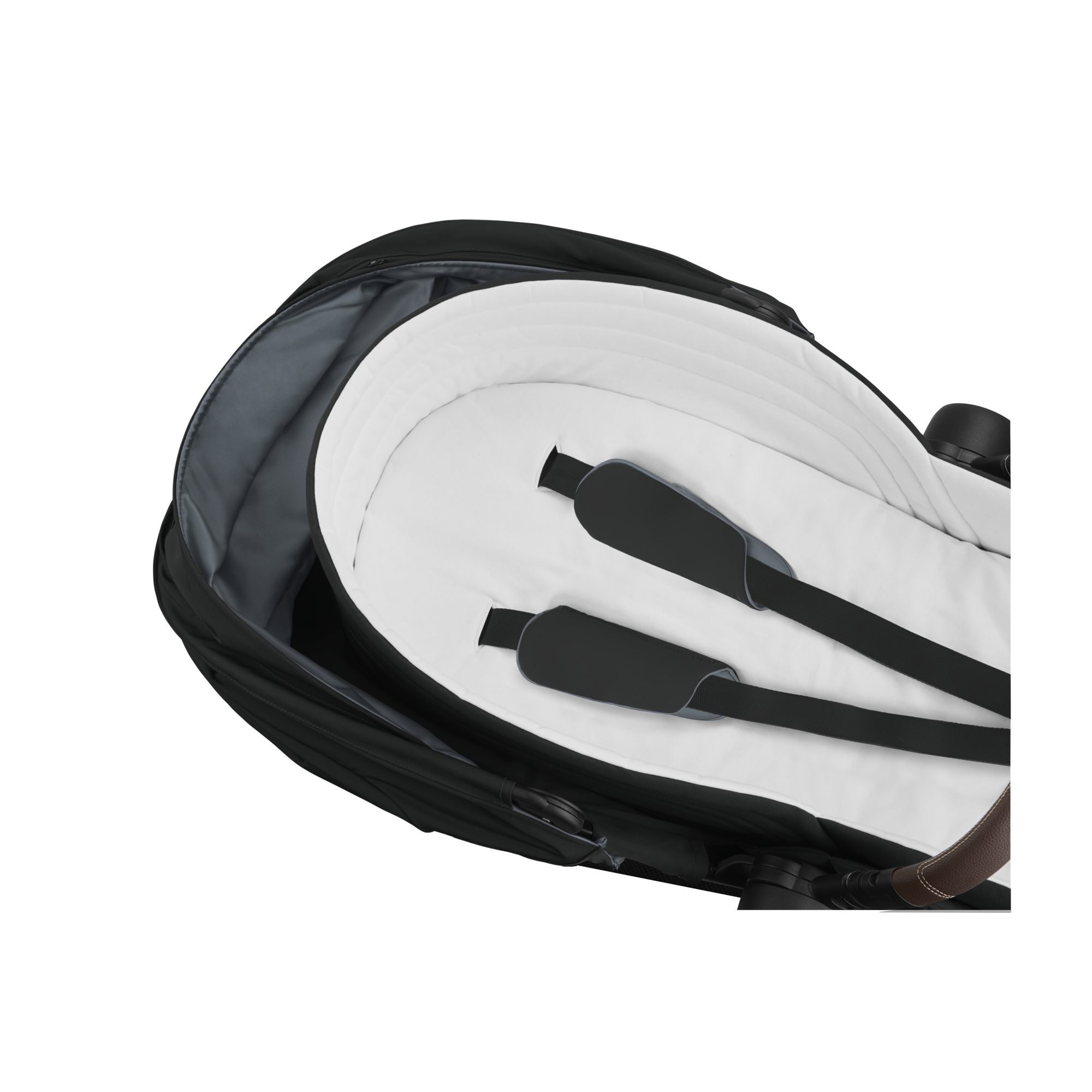 Nacelle legere poussette Mios Priam Deep Black Cybex intérieur