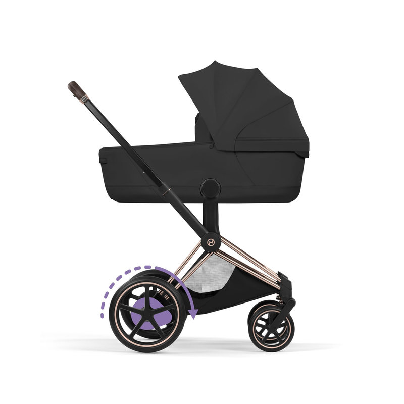 Nacelle pliable luxe Priam 2026 Sepia Black Cybex sur e-Priam