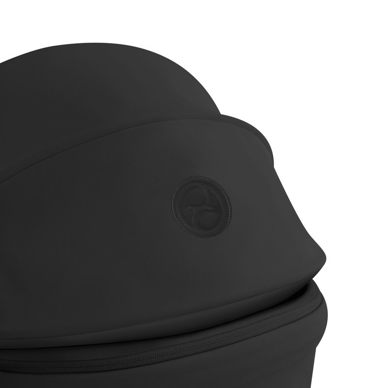 Nacelle pliable luxe Priam 2026 Sepia Black Cybex zoom capote