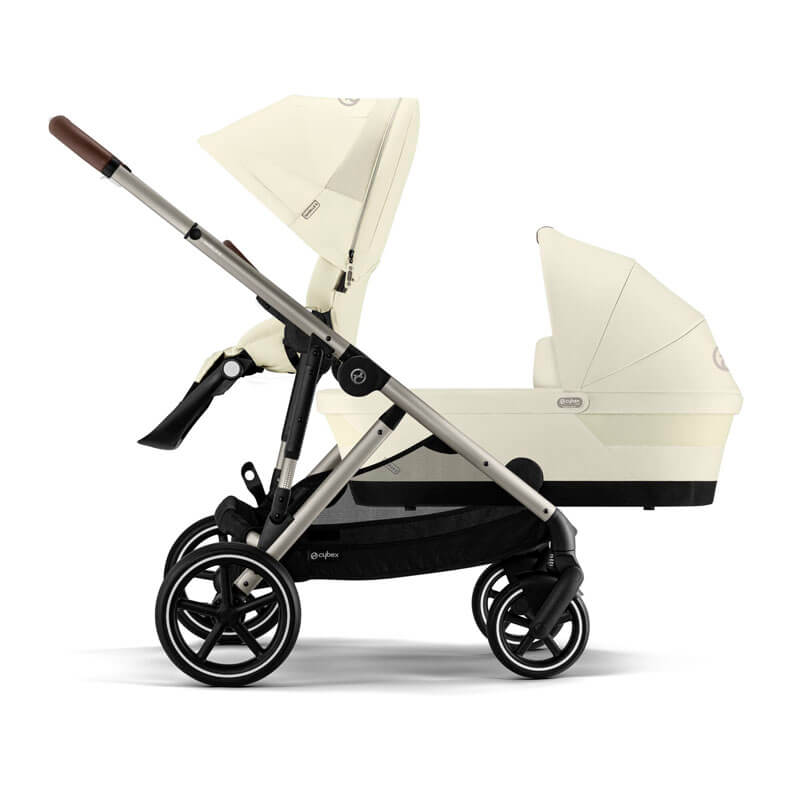 Nacelle poussette évolutive Gazelle S 2 Seashell Beige Cybex dessous