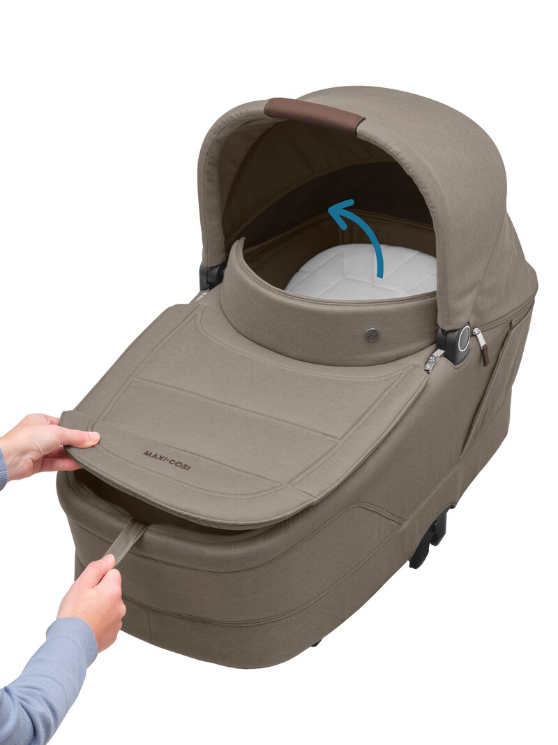 Nacelle Sense Twillic Truffle (Brown leather) MAXI COSI systeme