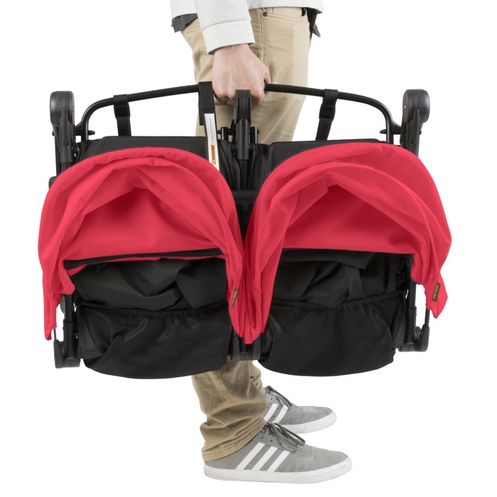 Poussette Nano Duo Mountain Buggy pliage compact porté