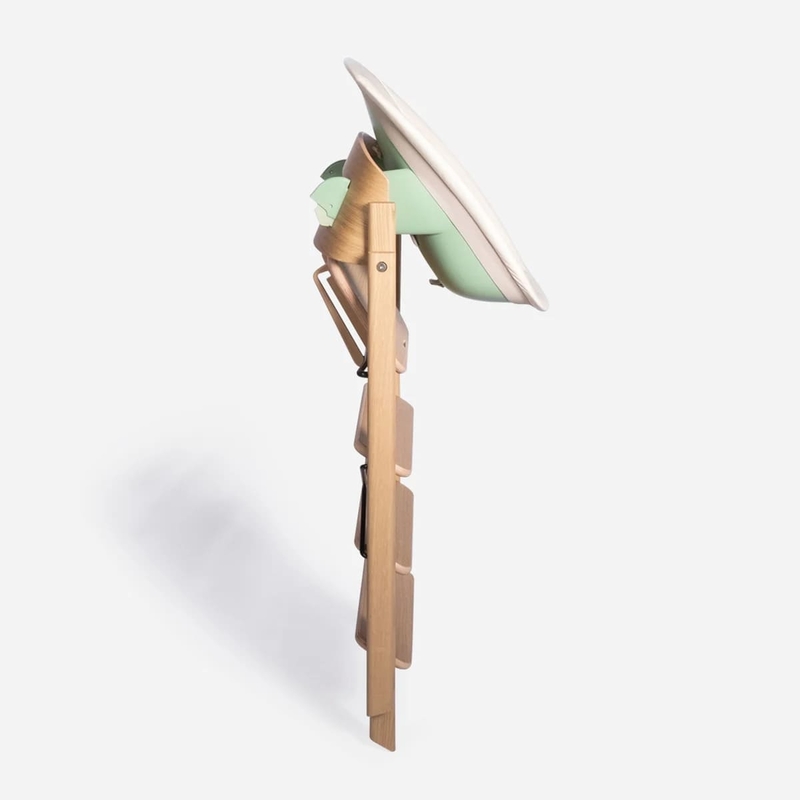 Newborn set Plastique Recyclé pour chaise haute Klapp Green Kaos Produit plié