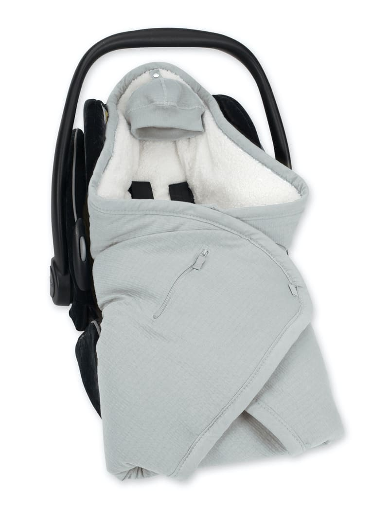 Nid d’ange multifonctions hiver Biside Jersey + Teddy Gris moyen Bemini Produit