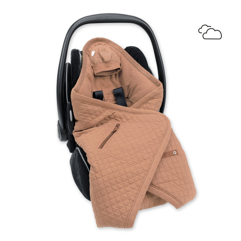 Nid d'ange multifonctions Biside 0-12m Quilted + pady jersey Beige Bemini produit avec siège