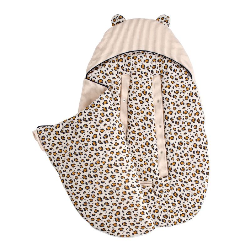 Nid d'ange 5 attaches Léopard Sauthon ouvert