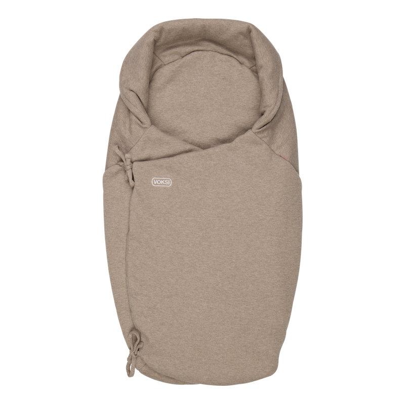Nid d'ange Wool Wrap Walnut VOKSI fermé