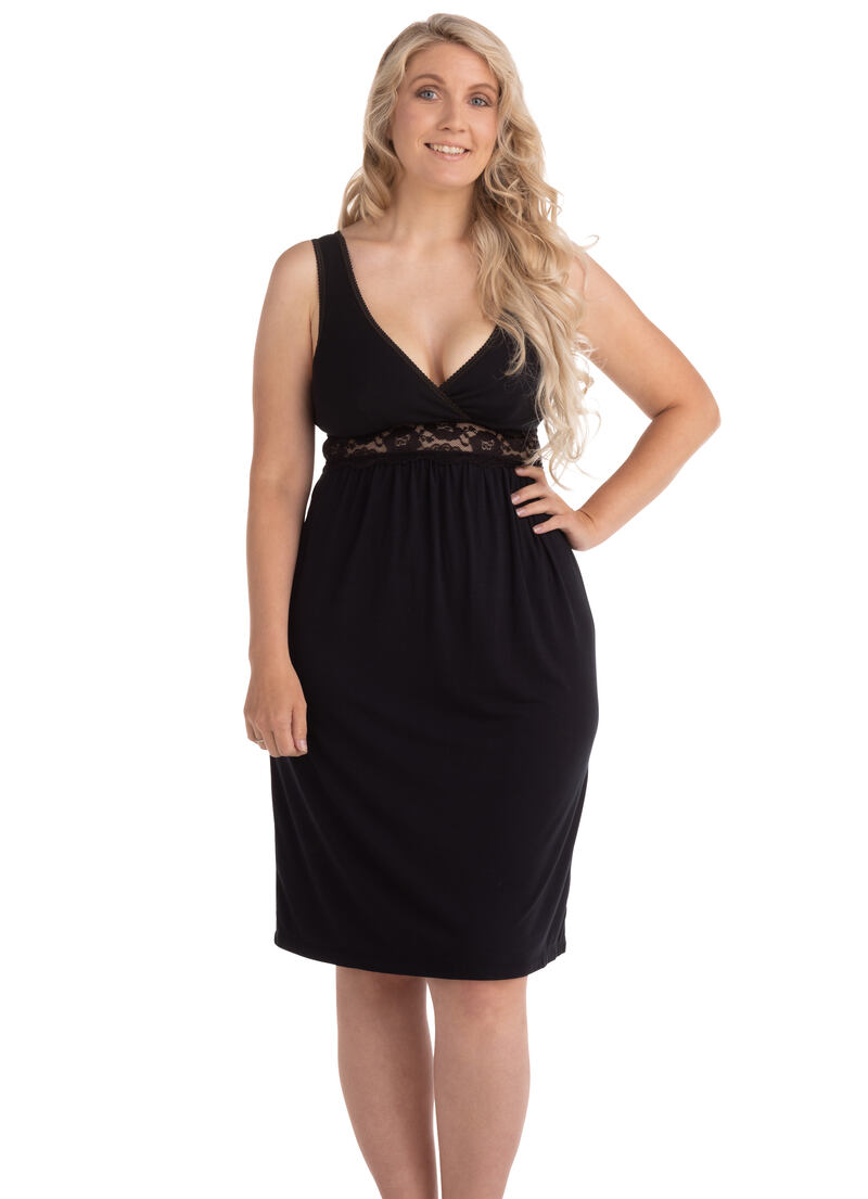 Nuisette de maternité et d'allaitement noire Carriwell lifestyle 15