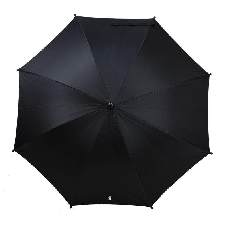 Ombrelle universelle noire DOOKY vue du dessus