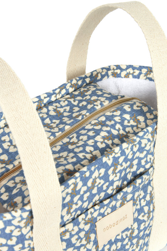 Organisateur de poussette Opera Blue yumiko Nobodinoz zip