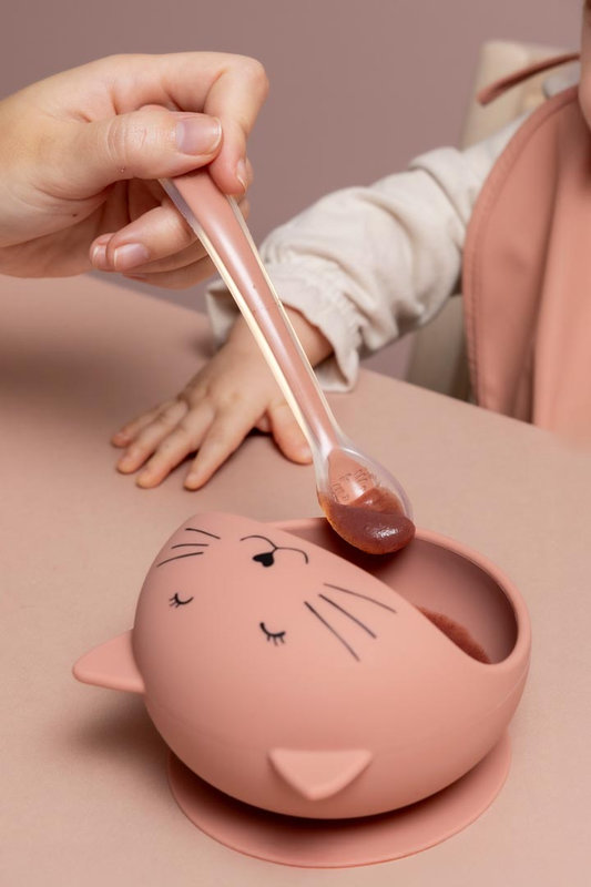 Pack de 3 Cuillères d'alimentation pour bébé Mrs. Cat Trixie lifestyle