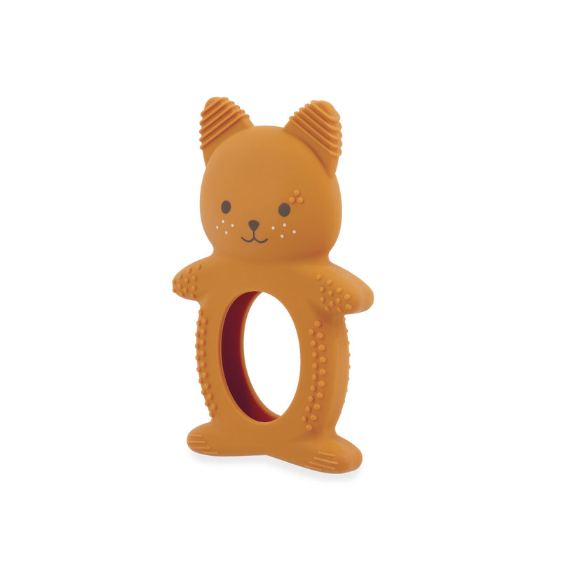 Pack Anneau de dentition et anneau refrigéré Ecureuil Kaloo anneau de dentition profil