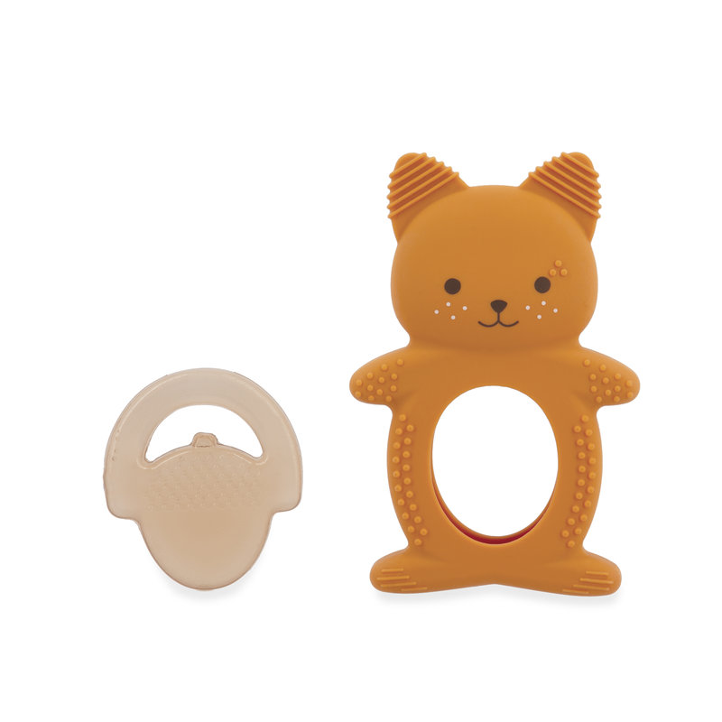 Pack Anneau de dentition et anneau refrigéré Ecureuil Kaloo anneaux