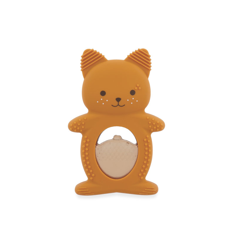 Pack Anneau de dentition et anneau refrigéré Ecureuil Kaloo face