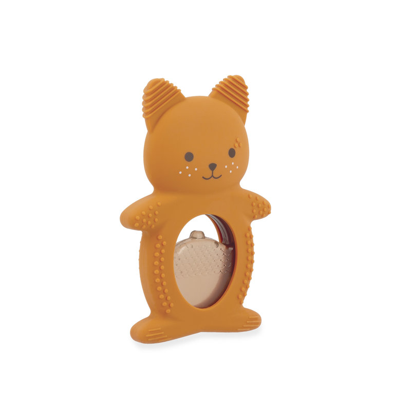 Pack Anneau de dentition et anneau refrigéré Ecureuil Kaloo profil