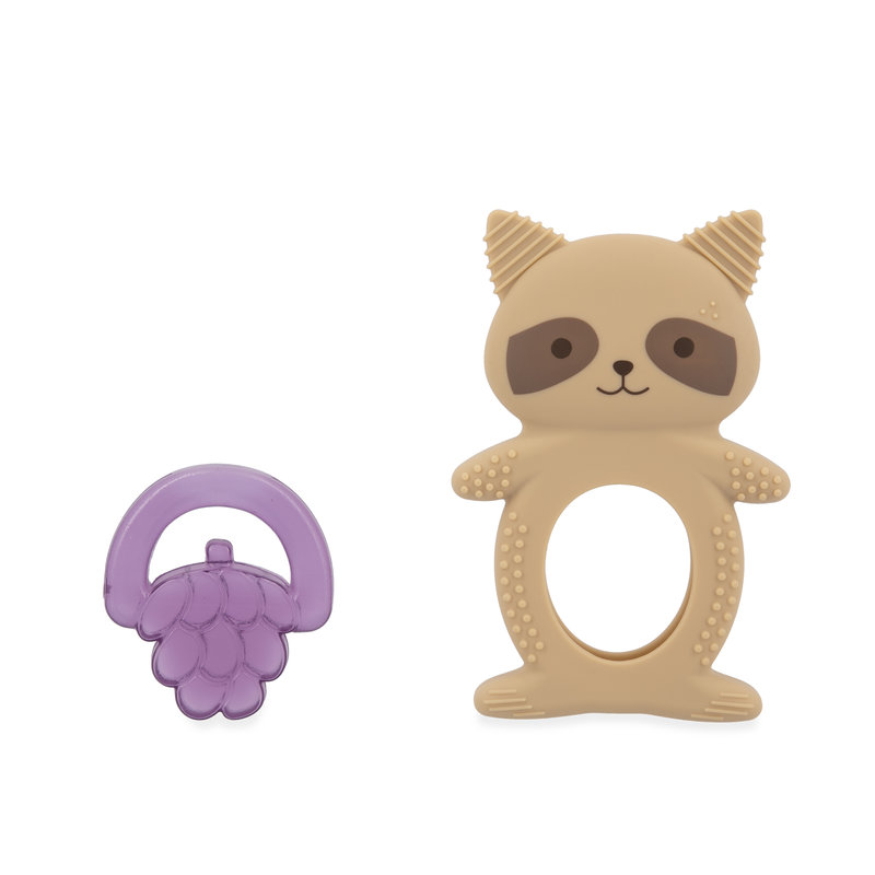 Pack Anneau de dentition et anneau refrigéré Raton Laveur Kaloo anneaux