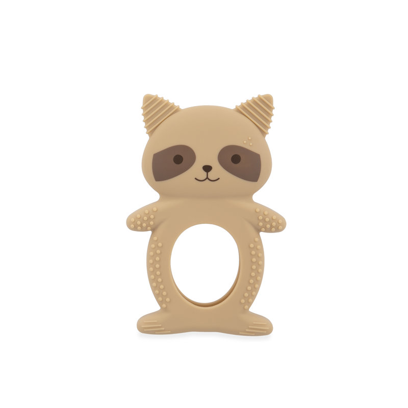 Pack Anneau de dentition et anneau refrigéré Raton Laveur Kaloo anneau de dentition face