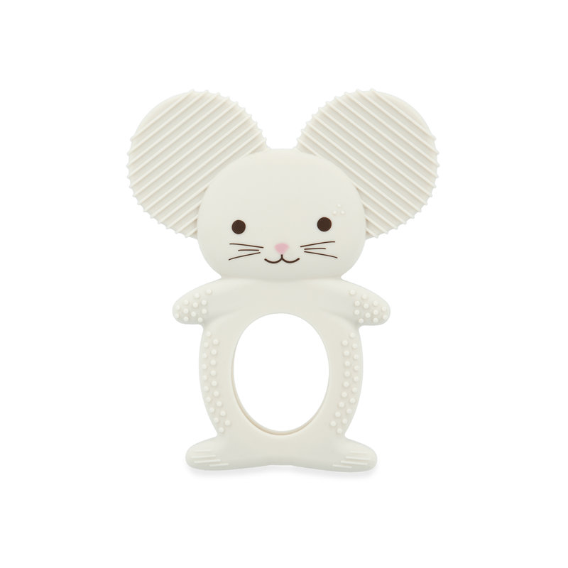 Pack Anneau de dentition et anneau refrigéré Souris Kaloo anneau de dentition face