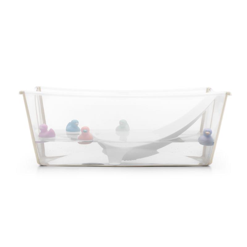 Pack baignoire Flexi Bath et Support pour nouveau-né Sandy Beige STOKKE côté