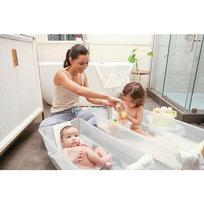 Pack baignoire Flexi Bath XL et Support pour nouveau-né Sandy Beige STOKKE lifestyle
