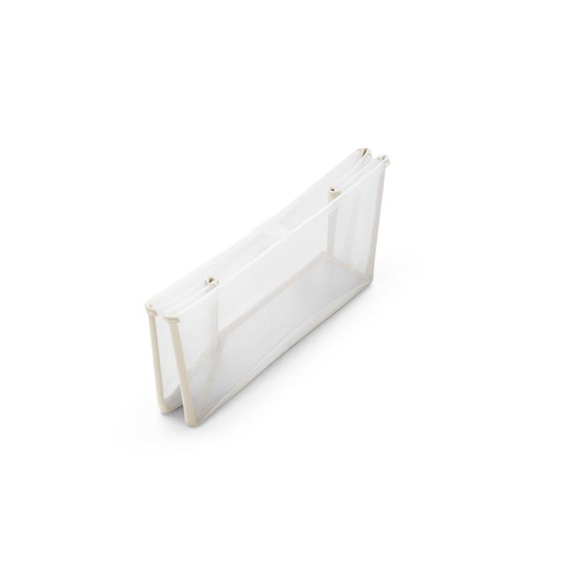 Pack baignoire Flexi Bath XL et Support pour nouveau-né Sandy Beige STOKKE pliée