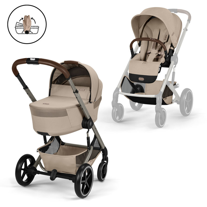 Pack Duo Balios S Lux 2026 + Nacelle Pliable Cybex cover