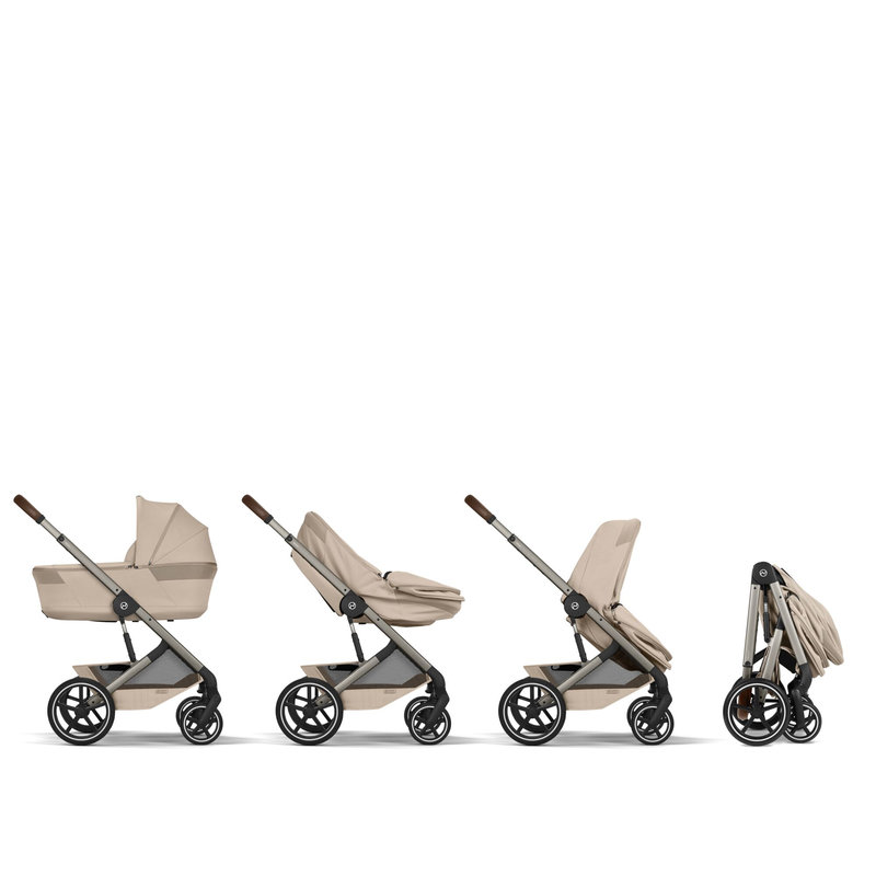Pack Duo Balios S Lux 2026 + Nacelle Pliable Cybex pliage nacelle