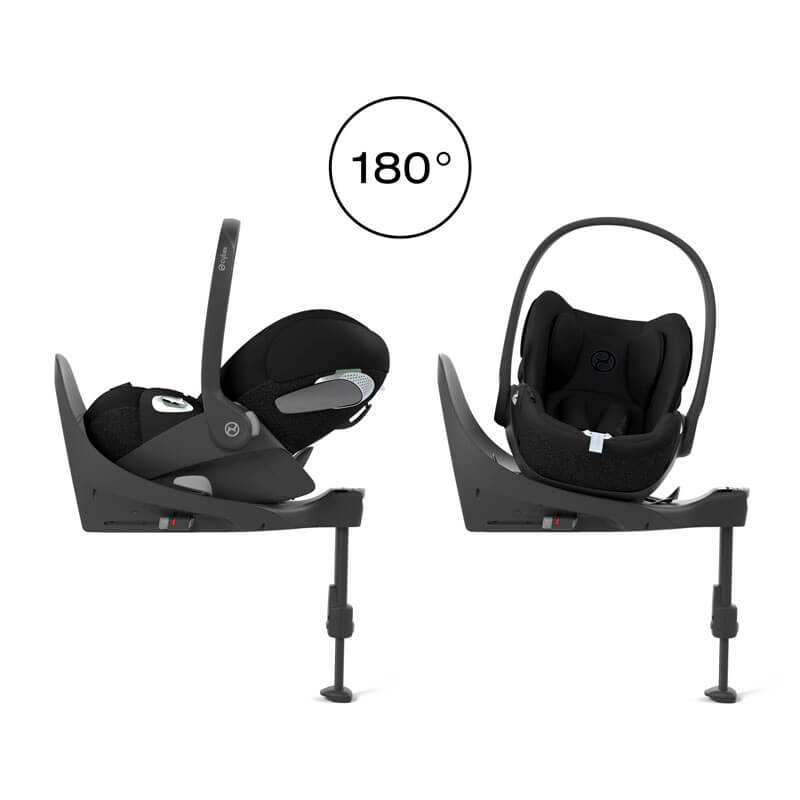 Duo poussette Cybex Balios Silver + cloud T I-size + adaptateur (voir  coloris)