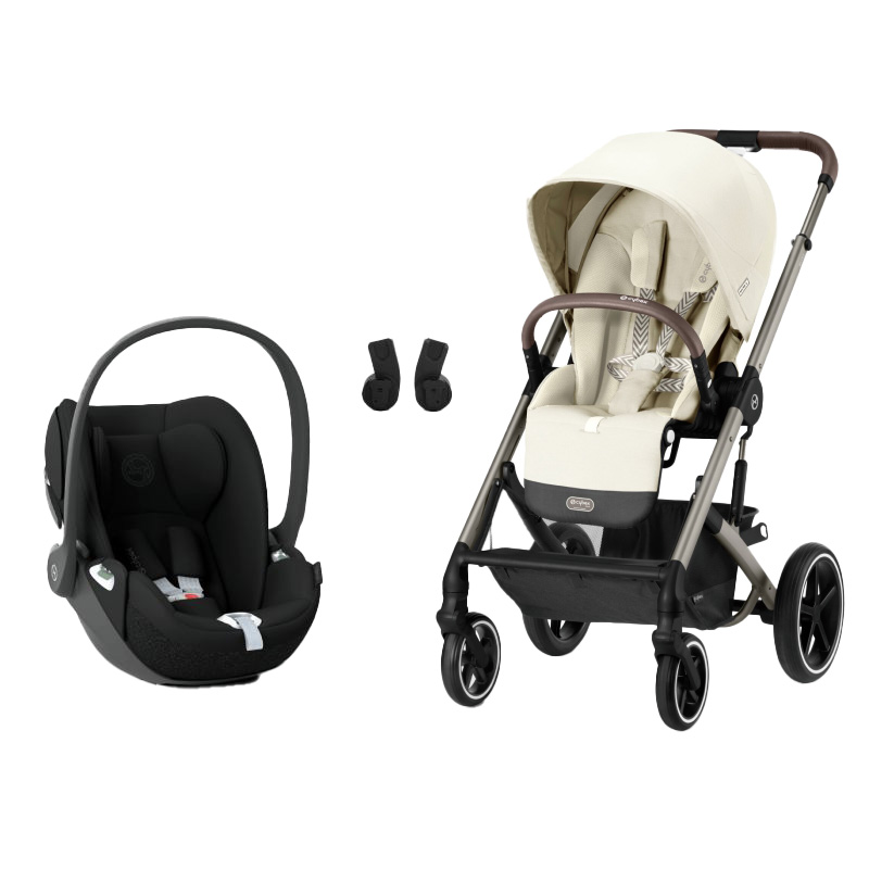 Pack duo poussette Balios S Lux 2 + siège-auto Cloud T i-Size Cybex cover