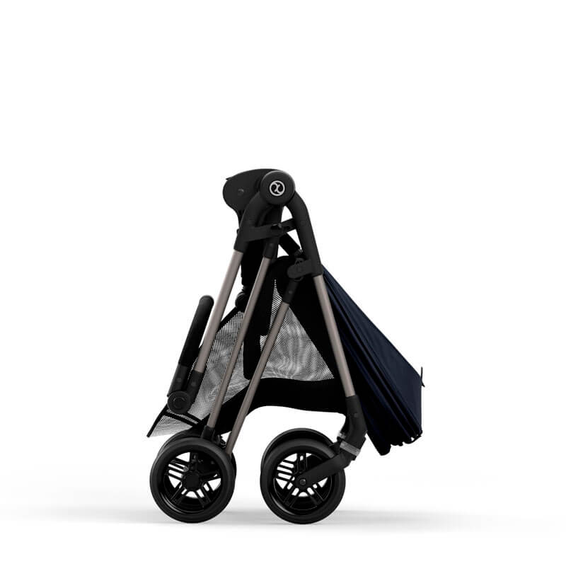 Poussette MELIO Bronze Deep Black Cybex - Babyfive Maroc