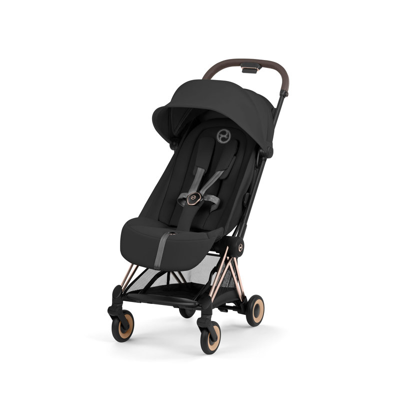 Pack Duo Poussette ultra-compacte Coya Confort 2026 avec nacelle pliable Cybex poussette profil
