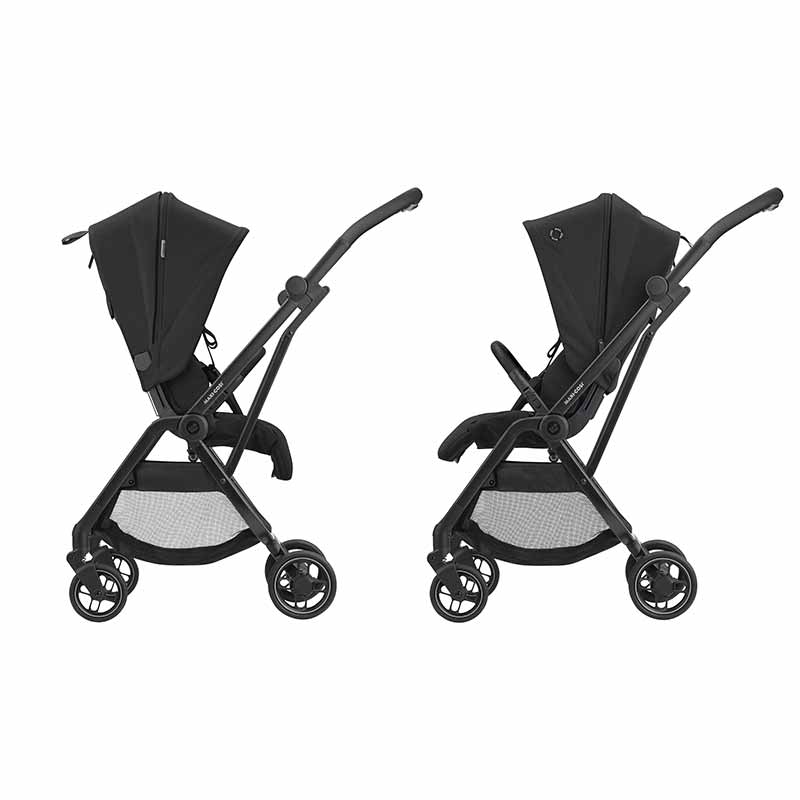 Pack duo poussette Leona + siège-auto Pebble 360 Maxi Cosi réversible