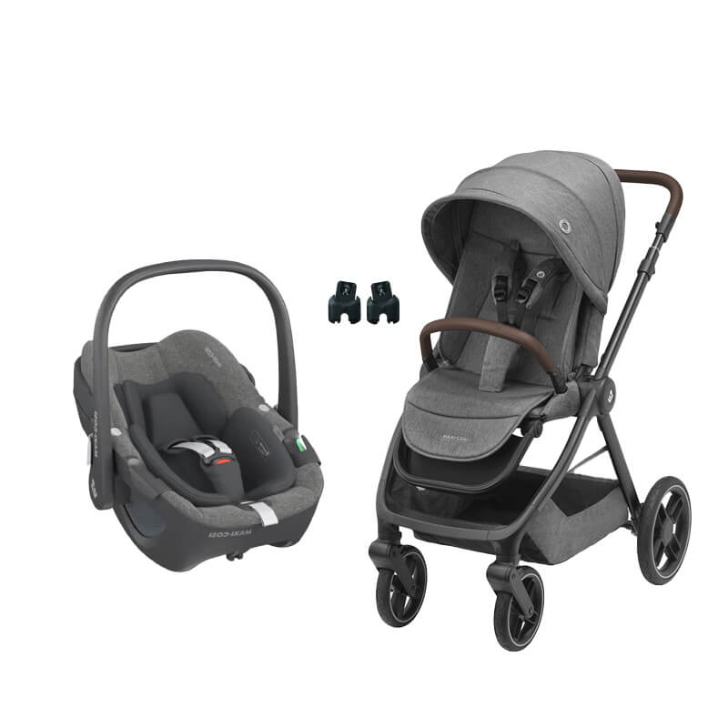 Pack duo poussette Oxford + siège-auto Pebble 360 Maxi-Cosi