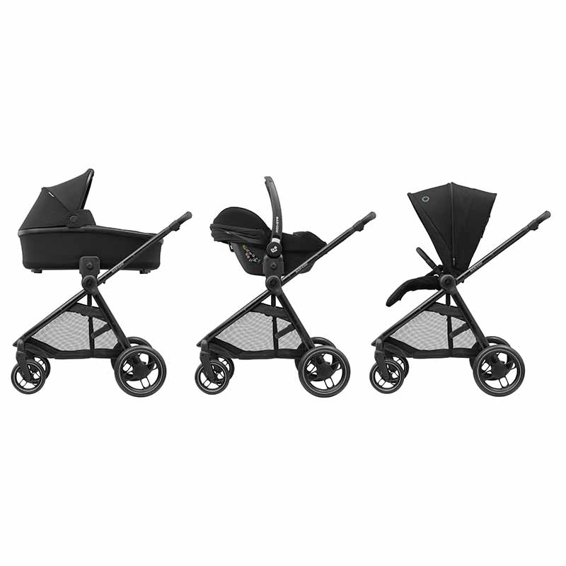 Pack duo poussette Street + siège-auto Pebble 360 Maxi Cosi trio