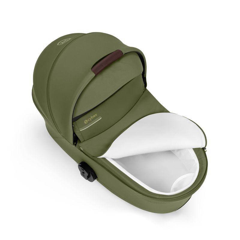 Pack Duo poussette Talos S Lux 2026 + Nacelle pliable Taupe / Moss Green CYBEX nacelle