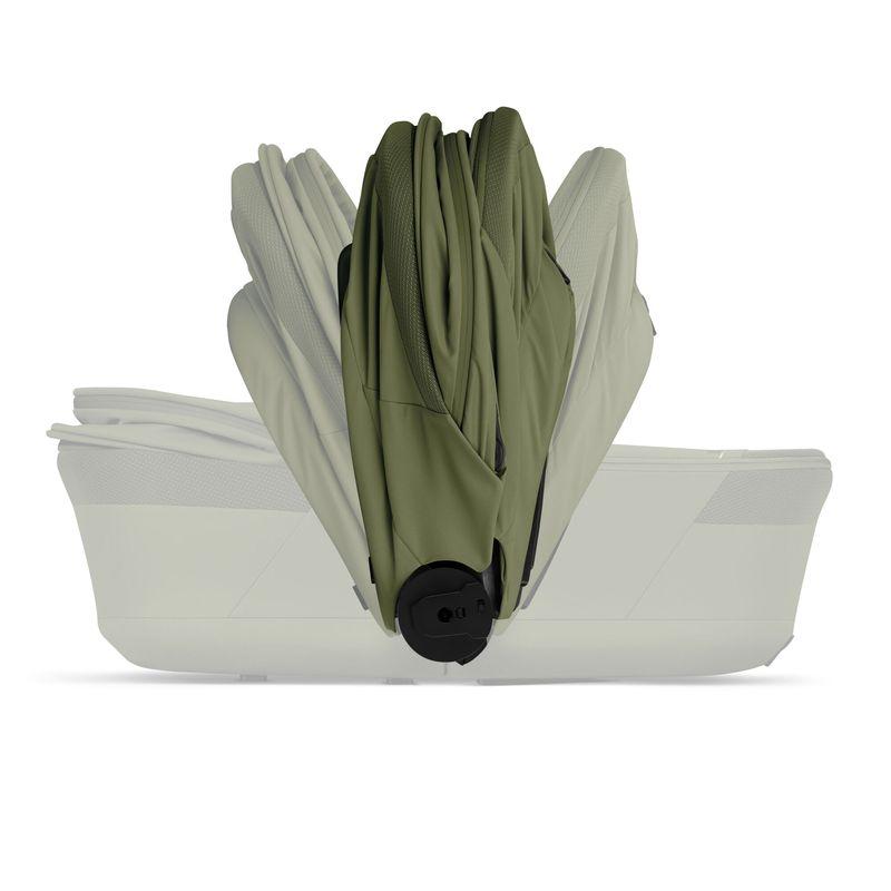 Pack Duo poussette Talos S Lux 2026 + Nacelle pliable Taupe / Moss Green CYBEX nacelle pliable