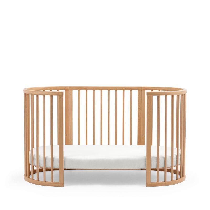 Pack lit Sleepi V3 2026  + matelas + drap housse STOKKE lit ouvert