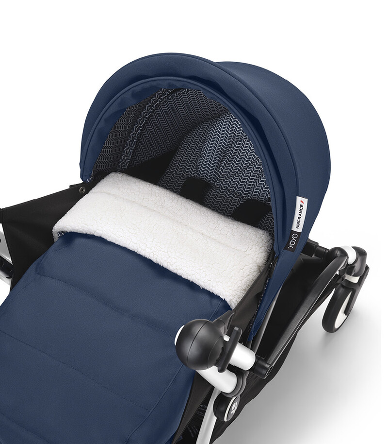 Pack nouveau-né 0+ pour poussette Yoyo 3 Bleu Air France Babyzen  vue dessus
