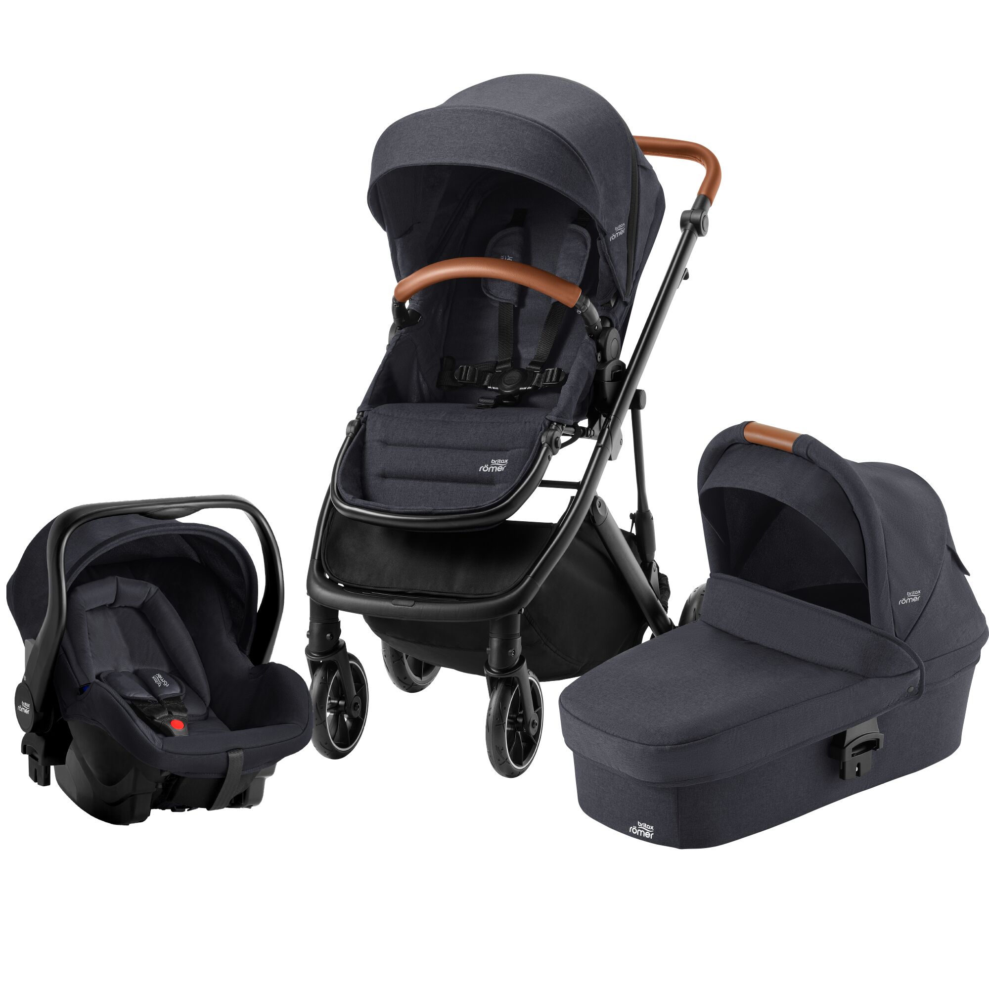 Poussette COMPAKT® 3-en-1 - Poussette tout-terrain 3 pièces